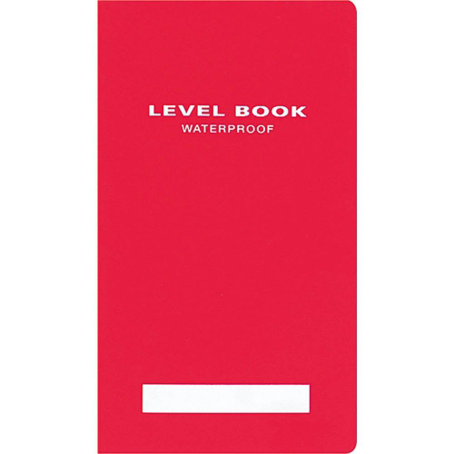 コクヨ レベルブック 測量野帳 ブライトカラー 赤 30枚 セ-Y31R: