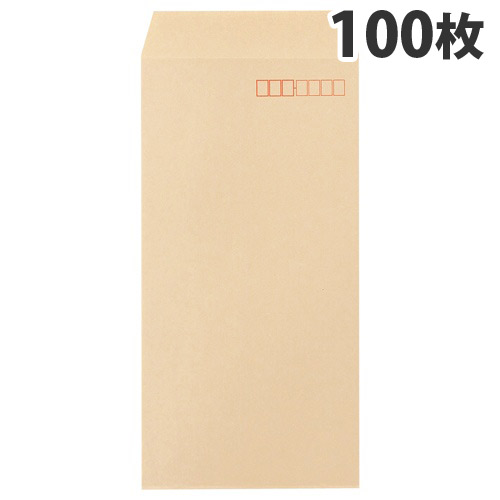ピース 間伐材クラフト封筒 定型郵便用 長3 100枚 390-60: