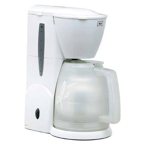 【アウトレット】メリタ アロマサーモ 5カップ コーヒーメーカー 【2～5杯用・1×2のフィルターペーパーに対応】 ホワイト 1台 JCN-512/W: