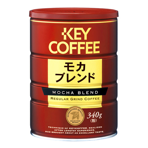 キーコーヒー モカ・ブレンド　缶 340g:
