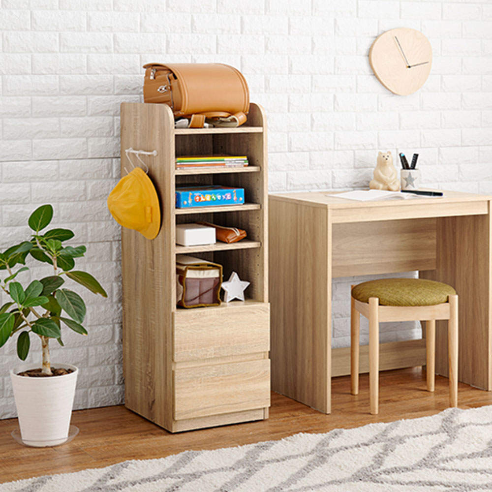 萩原 ランドセルラック Bタイプ/ナチュラル RCC-1641-NA: