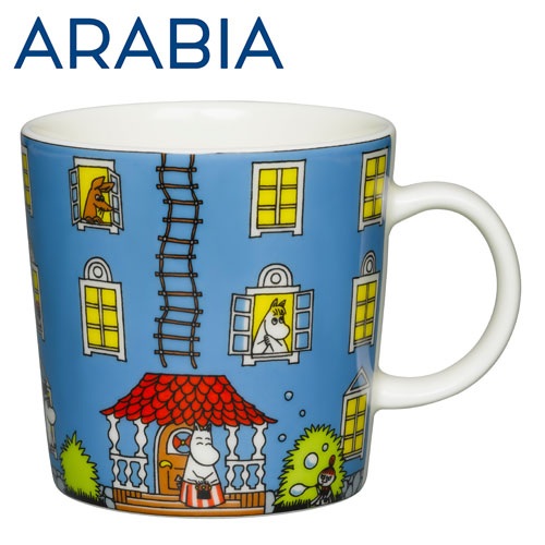 ARABIA アラビア Moomin ムーミン マグ ムーミンハウス 300ml Moomin House マグカップ: