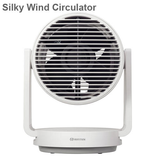【ポイント10倍】リズム時計 サーキュレーター Silky Wind Circulator 40畳 ライトグレー 9ZFA39RH08: