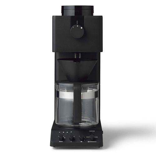 ツインバード 全自動コーヒーメーカー 6杯用 ブラック CM-D465B:
