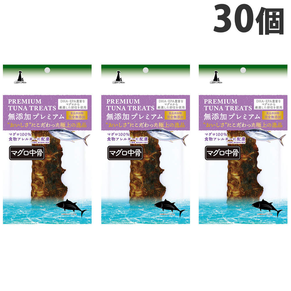 ペティオ アドメイト 無添加プレミアム マグロ中骨 1本入 30個: