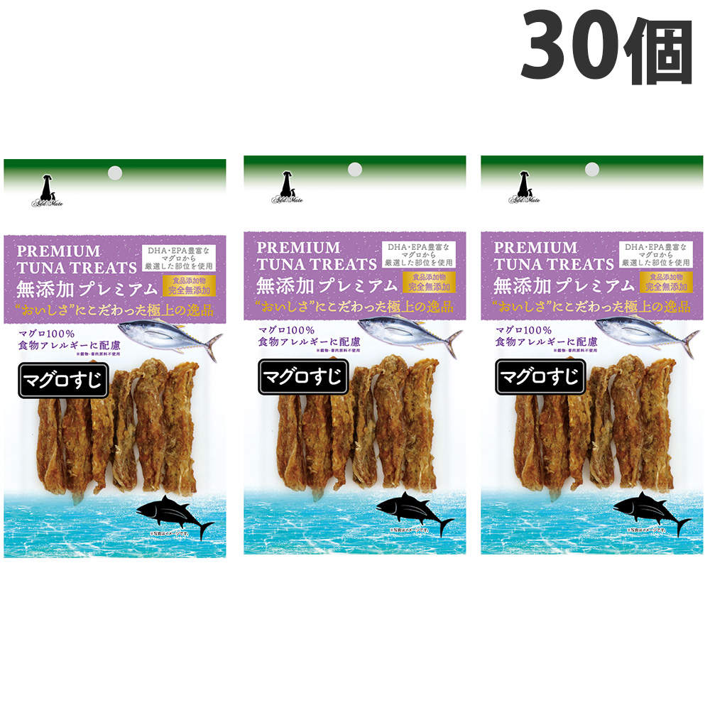ペティオ アドメイト 無添加プレミアム マグロすじ 30g 30個: