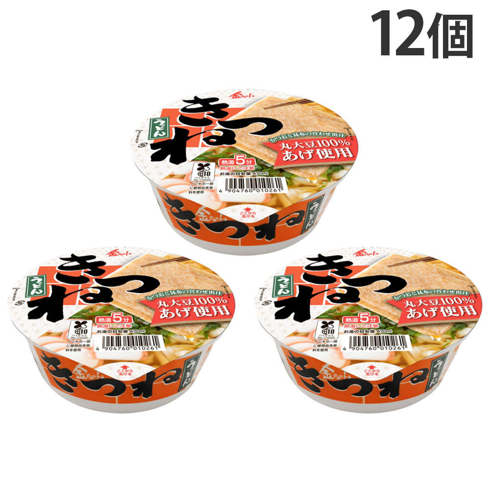 徳島製粉 金ちゃんきつねうどん 95g 12個: