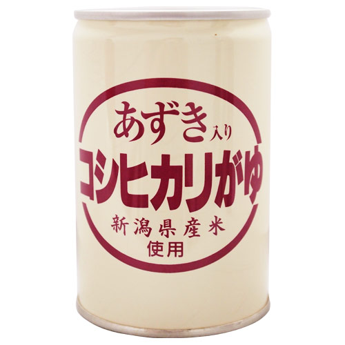 ヒカリ食品 あずき入りコシヒカリがゆ缶 280g: