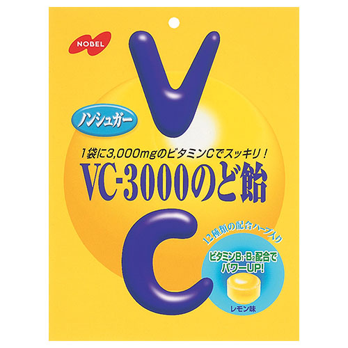 ノーベル製菓 VC-3000のど飴 90g: