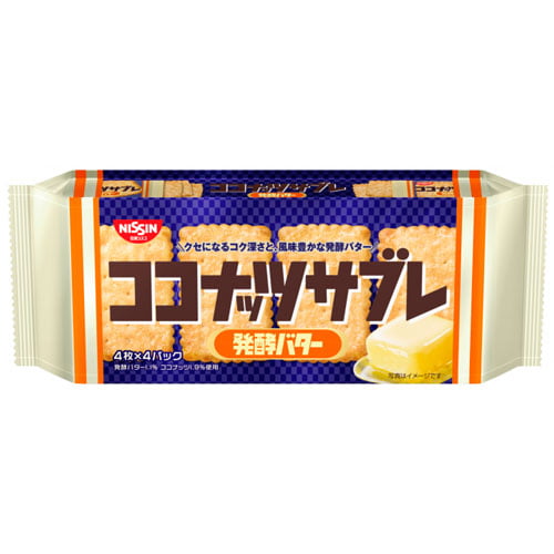 日清シスコ ココナッツサブレ 発酵バター 16枚: