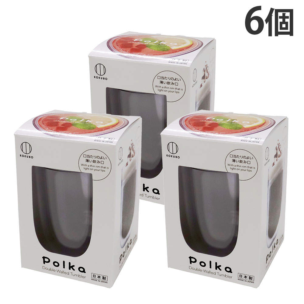 小久保工業所 Polka グラス クリア 6個: