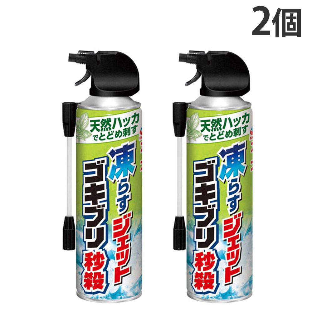 アース製薬 凍らすジェット ゴキブリ秒殺 180ml 2個【医薬部外品】: