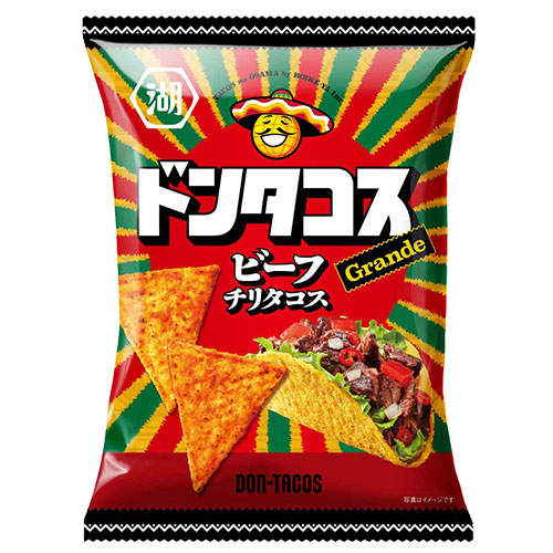 ドンタコス 湖池屋 ビーフチリタコス 57g: