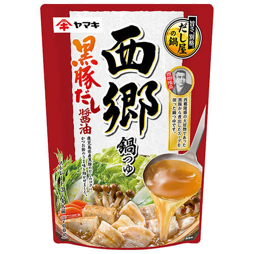 ヤマキ 西郷鍋つゆ 黒豚だし醤油 700g: