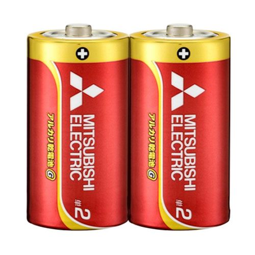 三菱電機 アルカリ乾電池 単2形 シュリンクパック 2本 LR14GH/2S