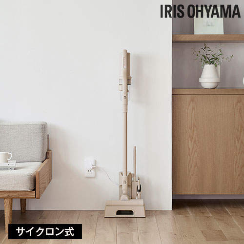 アイリスオーヤマ 掃除機 マジカリーナ サイクロン式 グレージュ SCD-124P-HC