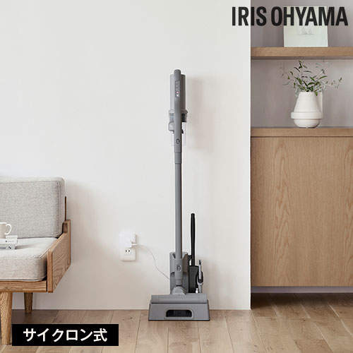 アイリスオーヤマ 掃除機 マジカリーナ サイクロン式 グレー SCD-124P-H