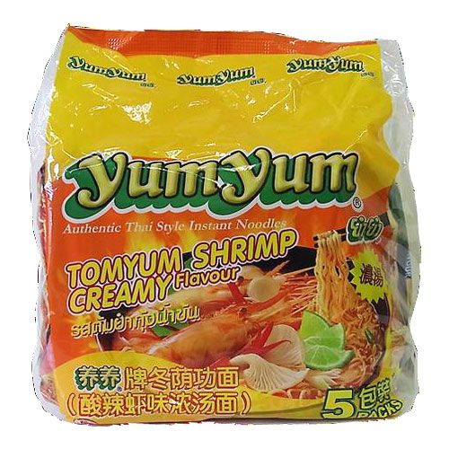 YumYum 袋麺 インスタントヌードル トムヤムシュリンプクリーム味 5P