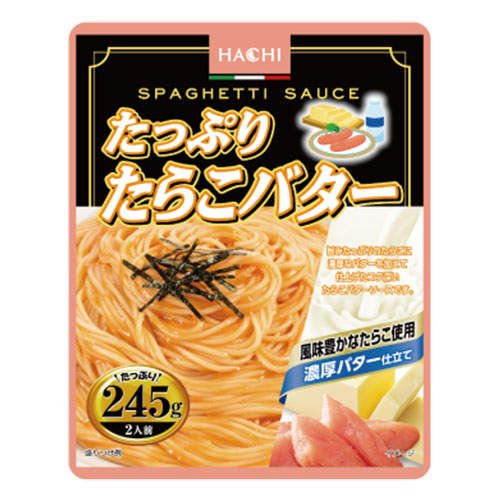 ハチ食品 たっぷりたらこバター 245g