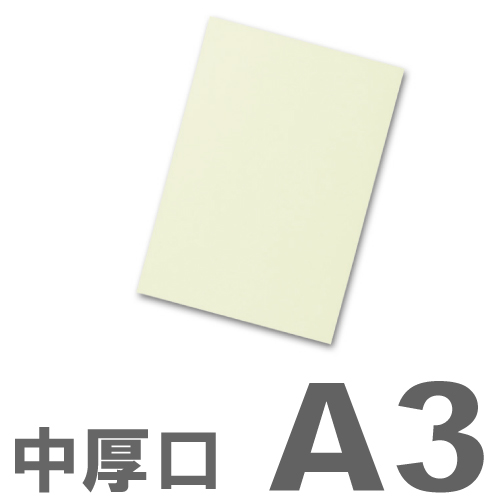 大王製紙 カラーコピー用紙 色上質紙 (国産紙) 中厚口 A3 うぐいす 500枚