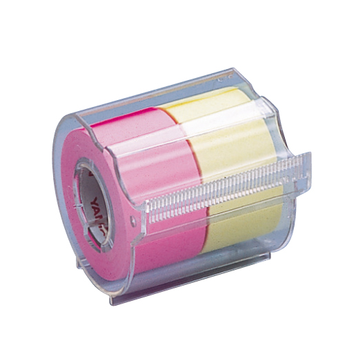 ヤマト メモックロールテープ 蛍光カラー ローズレモン NORK-25CH-6A