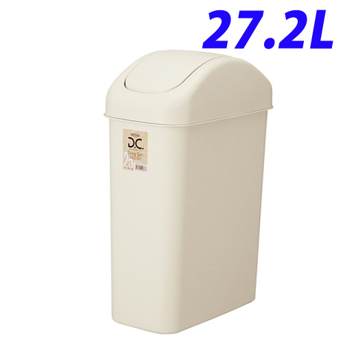 岩崎工業 ゴミ箱 スイング式 スイングスリム25 27.2L L-2003MW