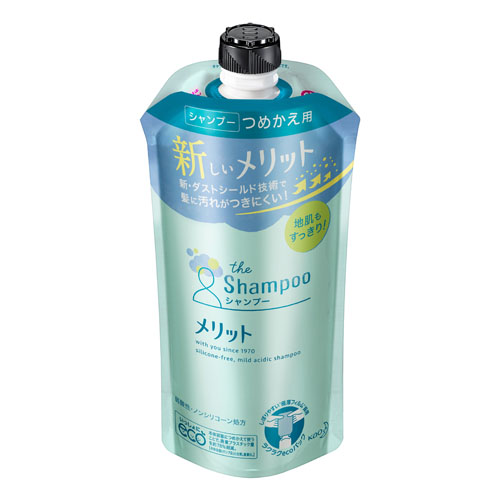 よろずやマルシェ本店 花王 メリット シャンプー 詰替用 340ml 医薬部外品 オーラル ヘアー ボディ 食品 日用品から百均まで個人向け通販