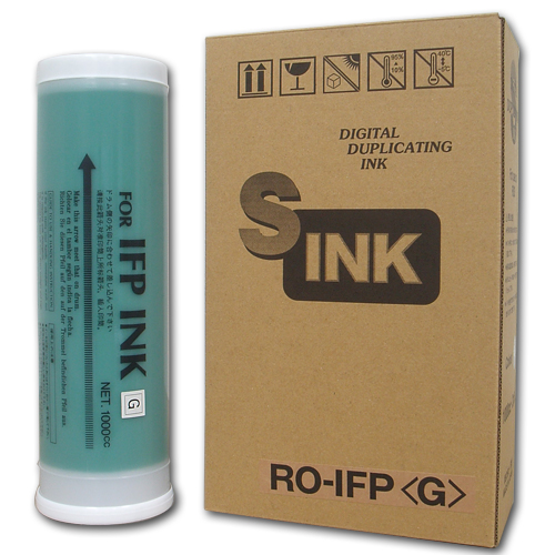 軽印刷機対応インク RO-IFP 緑 4本セット