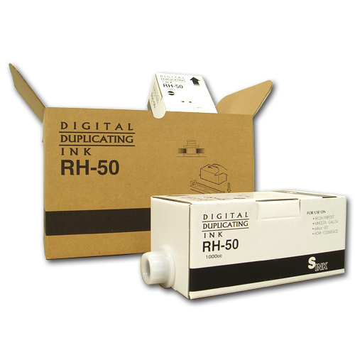 軽印刷機対応インク RH-50 汎用品 黒 6本セット