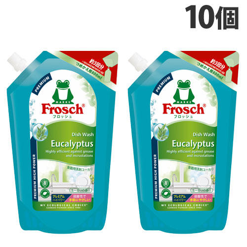 旭化成ホームプロダクツ フロッシュ プレミアム 食器用洗剤 ユーカリの香り 詰替用 800ml×10個