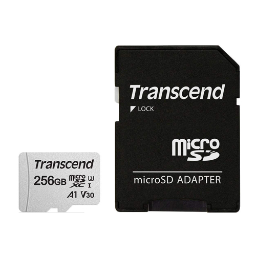 トランセンド microSDカード microSDXC 256GB Class10 UHS-I U3 V30 A1 変換アダプター付 TS256GUSD300S-A