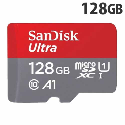SanDisk microSDカード ウルトラ microSDXC 海外パッケージ品 UHS-1 U1 Class10 128GB SDSQUA4-128G-GN6MN