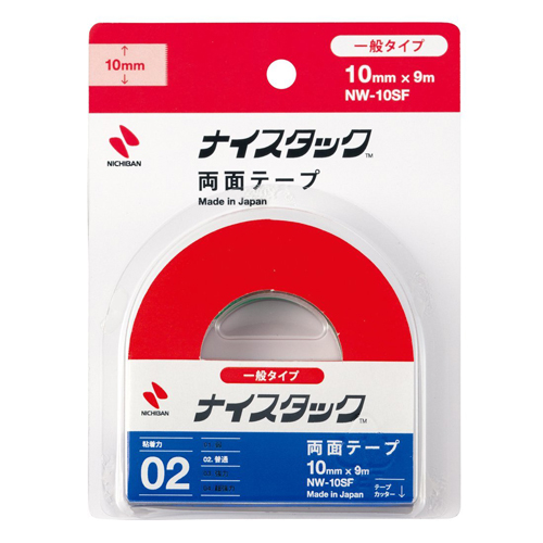 ニチバン 紙両面テープ ナイスタック 小巻 NW-10S: 事務用品・文房具 