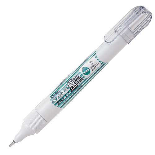 ぺんてる 修正液 ペン型 極細 両用タイプ XEZL61-W