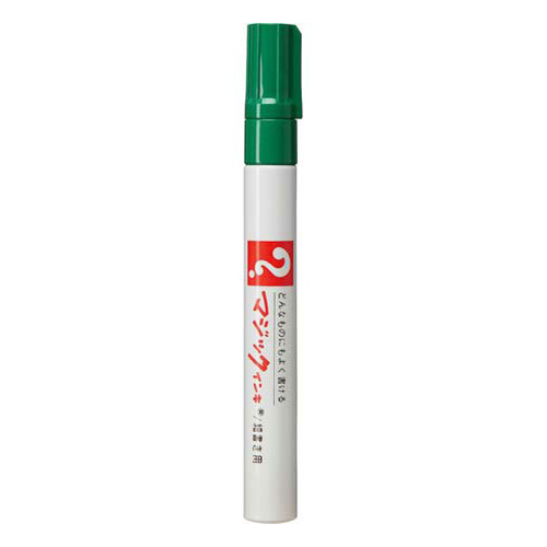 寺西化学 油性ペン マジックインキNo.500 細書 緑 M500-T4