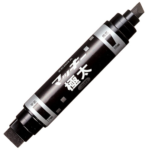 ゼブラ 油性ペン マッキー極太 17mm 黒 MC-EB-450-BKT
