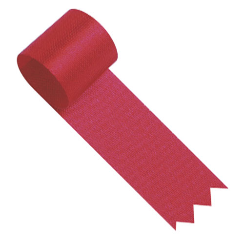 ササガワ ラッピングリボン リボン 12mm巾 赤 20m巻き 50-7223: 事務
