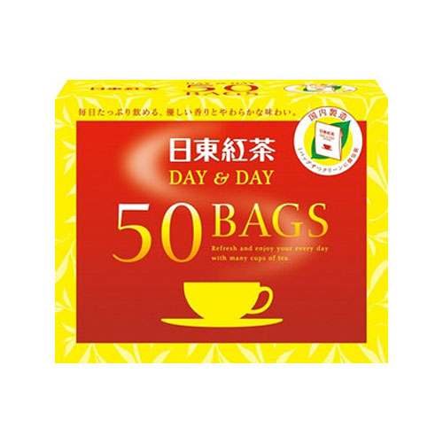 日東紅茶 紅茶ティーバッグデイ&デイ 50バッグ