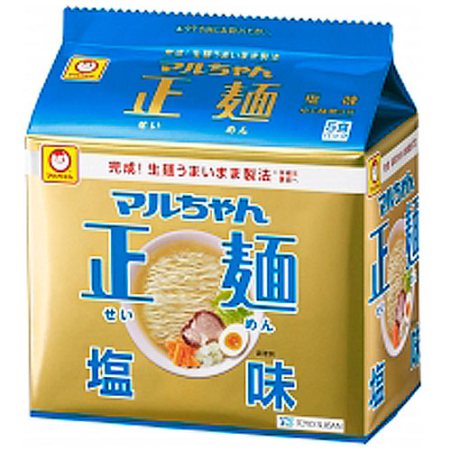 東洋水産 マルちゃん正麺 塩味 105g 5食