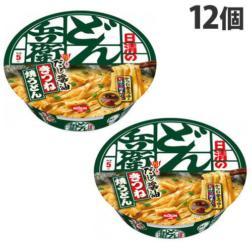 【賞味期限:25.02.23】日清食品 どん兵衛 きつね焼うどん 105g×12個