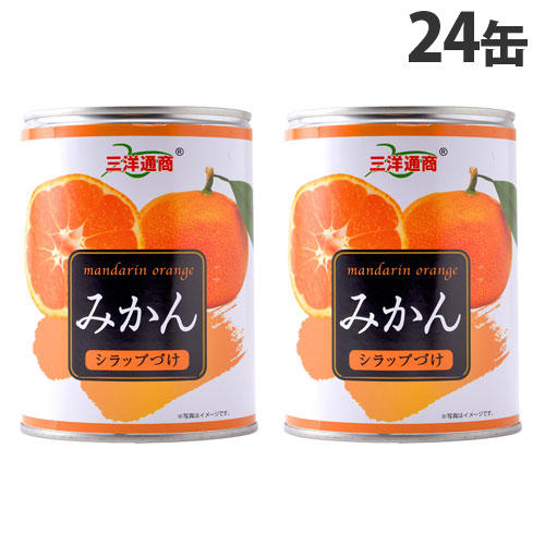 【賞味期限:27.01.31】三洋通商 みかん M3号缶 350g×24缶