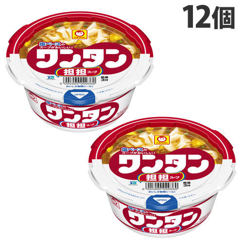 【賞味期限:24.11.15】東洋水産 ワンタン 担担スープ 32g×12個