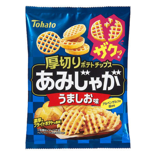 【賞味期限:25.03.24】東ハト あみじゃが うましお味 58g