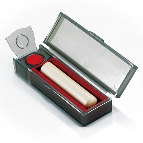 印鑑ケース 植毛付 ブラック J9512 100円ショップ 100円均一 オフィス 現場用品の通販キラット Kilat