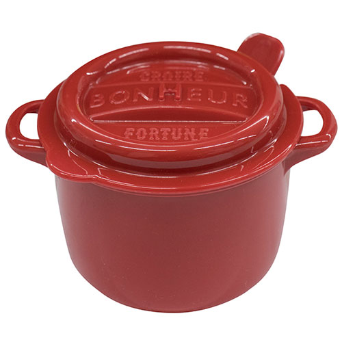 ボヌールシュガーポット レッド 1597 100円ショップ 100円均一 オフィス 現場用品の通販キラット Kilat