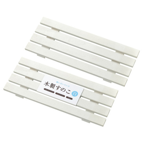 木製すのこ 白 1258 761 100円ショップ 100円均一 オフィス 現場用品の通販キラット Kilat