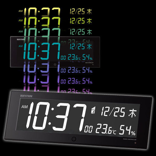 リズム時計工業(Rhythm) Iroria G (イロリア ジー) 電波時計 カラー