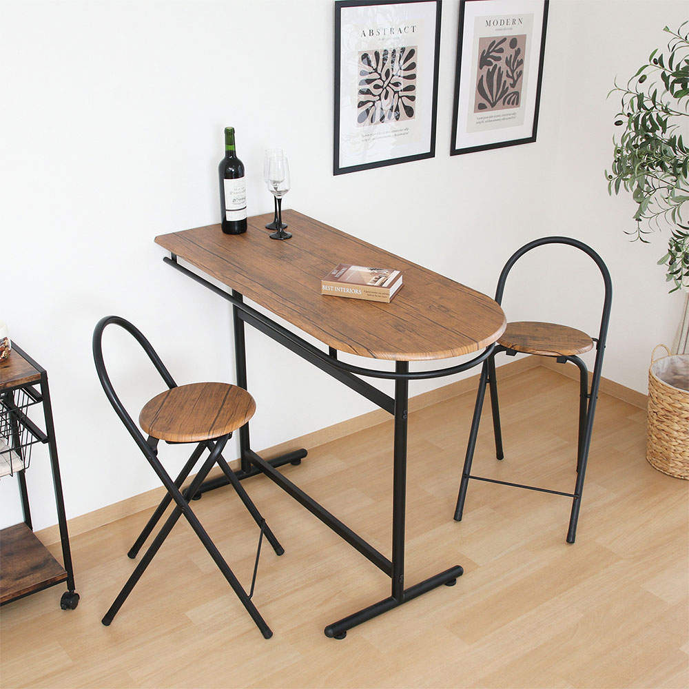 不二貿易 カウンターテーブル＆チェア 3点セット 3060-1 13899