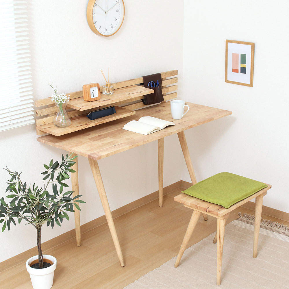 Natural Signature 天然木 デスク＆チェアセット 37006