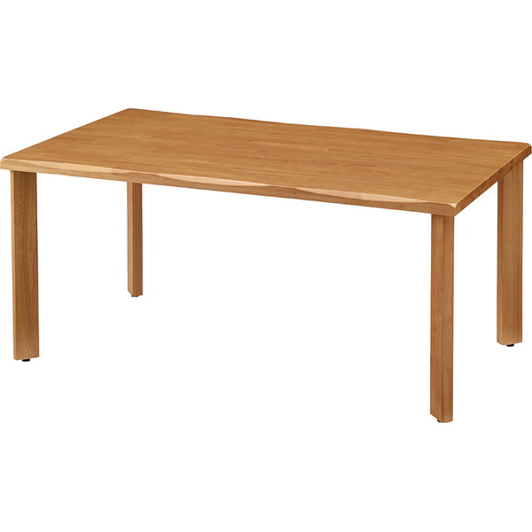 (個人宅＋6600円) タック 天然木テーブル W1600×D900×H700mm ナチュラル UFTRWT1690-NA＋UFT4SL-NA